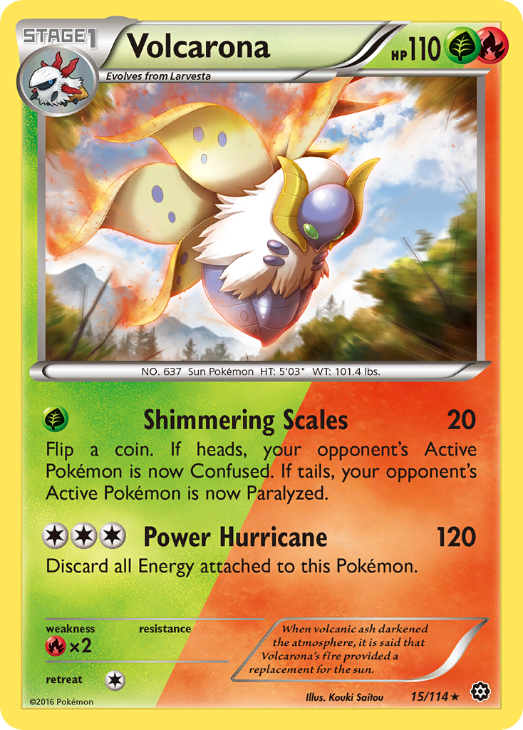 Volcarona (15/114) [XY: Steam Siege] | KingTCG.ca