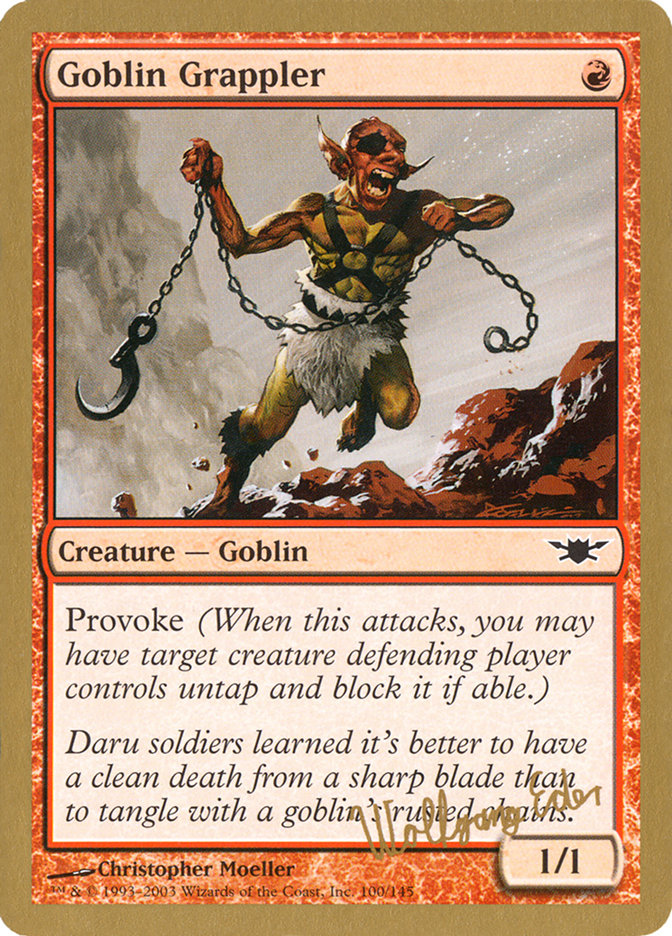 Goblin Grappler (Wolfgang Eder) [World Championship Decks 2003] | KingTCG.ca