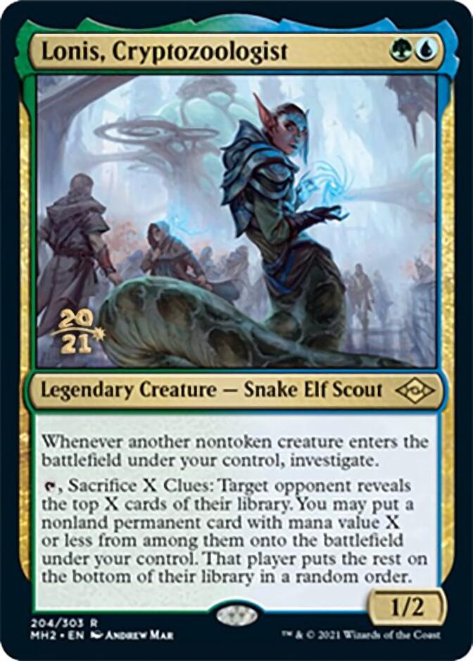 Lonis, Cryptozoologist [Modern Horizons 2 Prerelease Promos] | KingTCG.ca