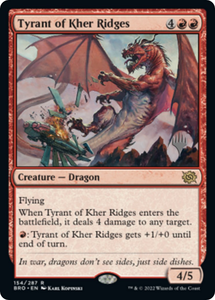 Tyrant of Kher Ridges (Promo Pack) [The Brothers' War Promos] | KingTCG.ca