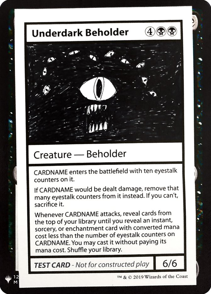 Underdark Beholder [Mystery Booster Playtest Cards] | KingTCG.ca