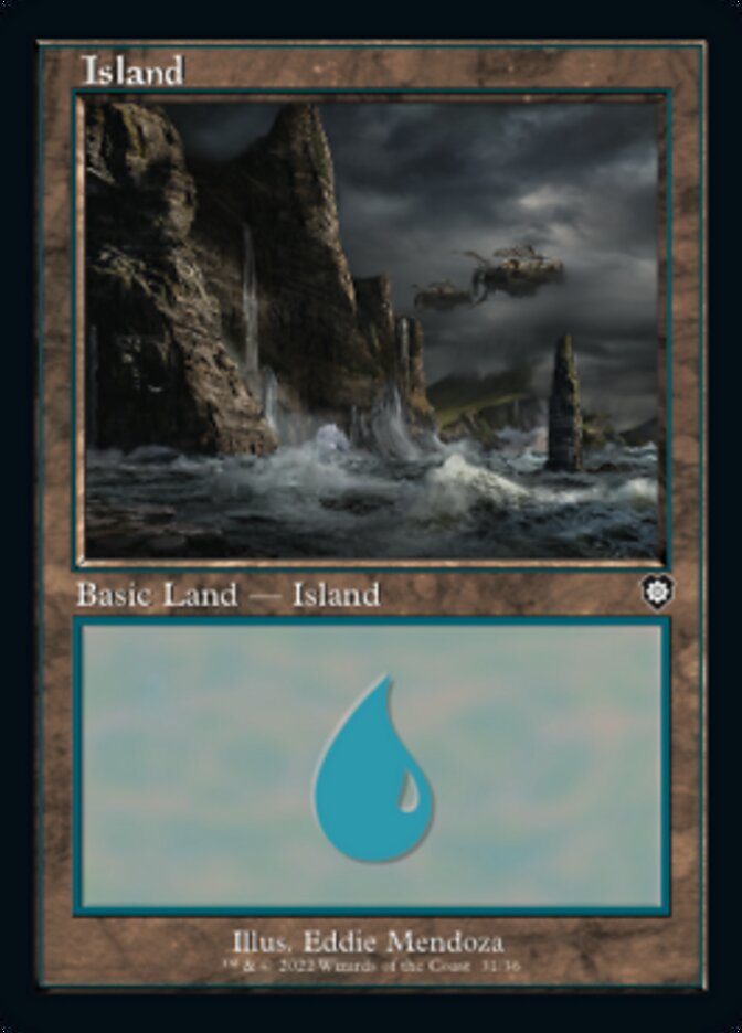 Island (031) (Retro) [The Brothers' War Commander] | KingTCG.ca