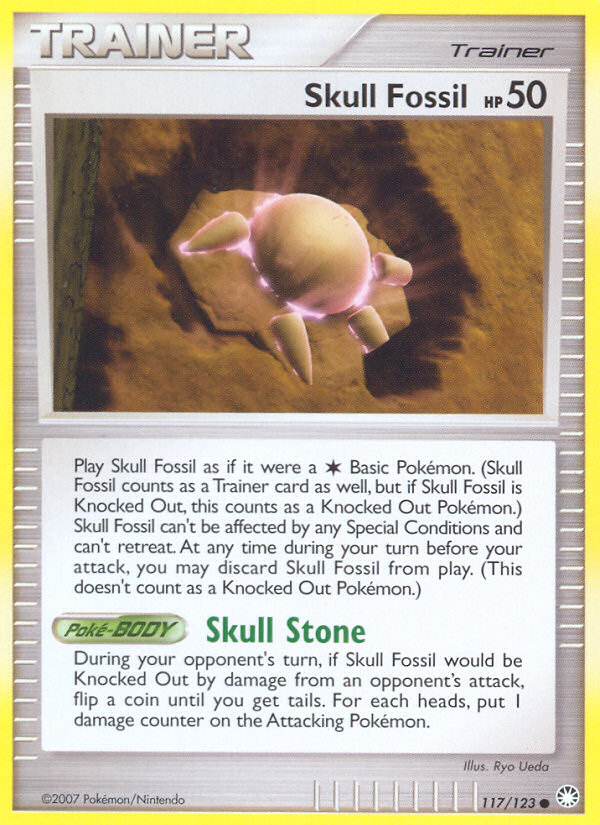 Skull Fossil (117/123) [Diamond & Pearl: Mysterious Treasures] | KingTCG.ca