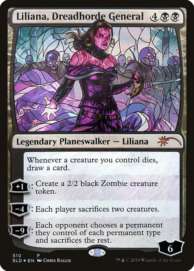 Liliana, Dreadhorde General (Stained Glass) [Secret Lair Drop Promos] | KingTCG.ca