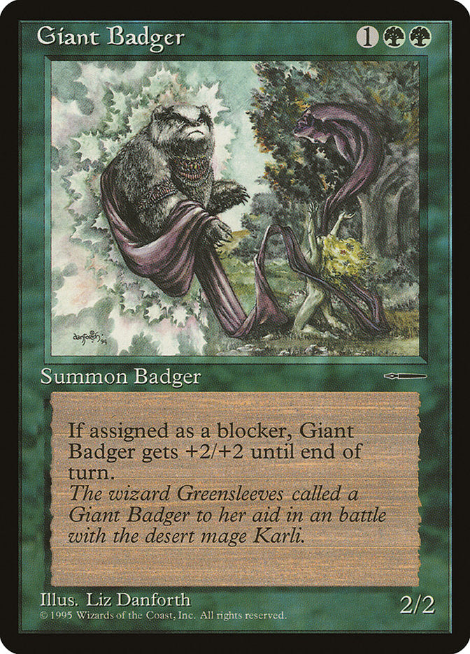 Giant Badger [HarperPrism Book Promos] | KingTCG.ca