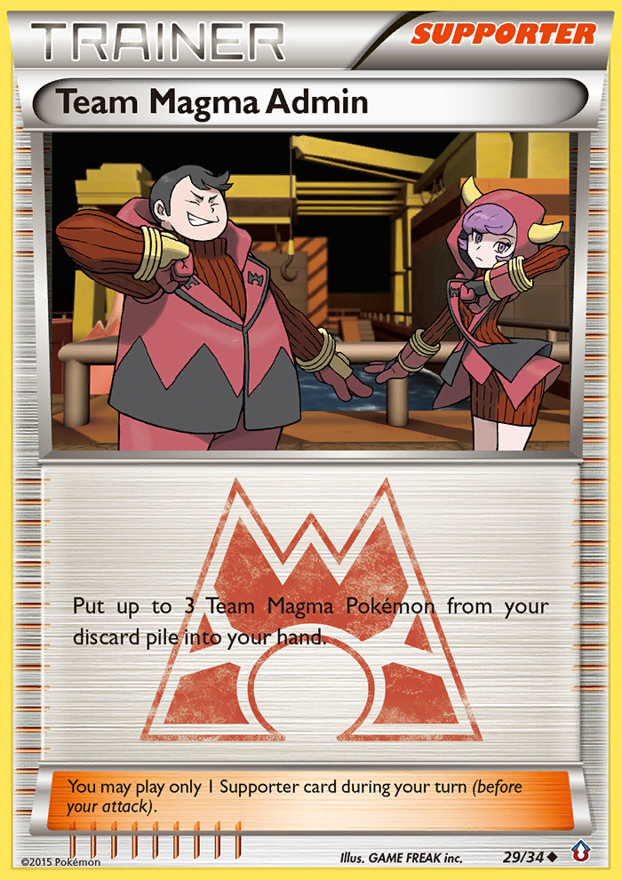 Team Magma Admin (29/34) [XY: Double Crisis] | KingTCG.ca