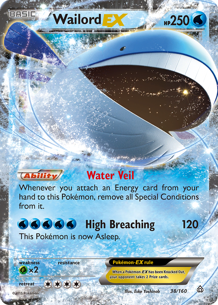 Wailord EX (38/160) [XY: Primal Clash] | KingTCG.ca