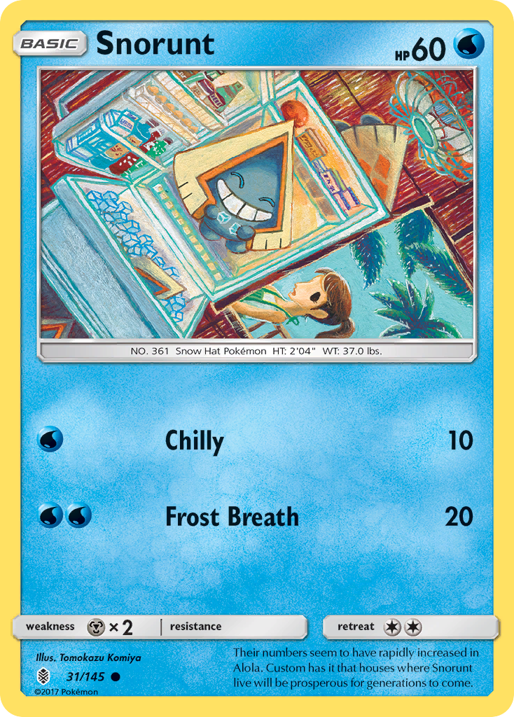 Snorunt (31/145) [Sun & Moon: Guardians Rising] | KingTCG.ca