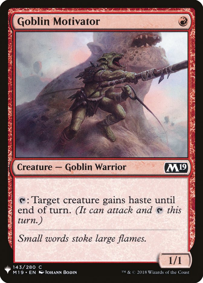 Goblin Motivator [Mystery Booster] | KingTCG.ca