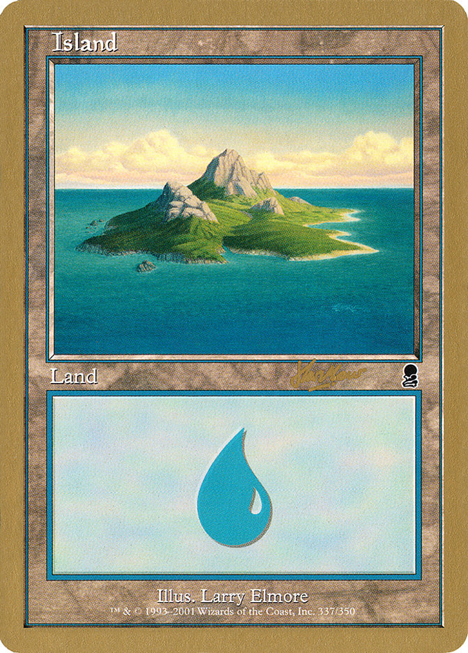 Island (shh337) (Sim Han How) [World Championship Decks 2002] | KingTCG.ca