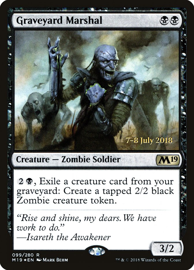 Graveyard Marshal [Core Set 2019 Promos] | KingTCG.ca