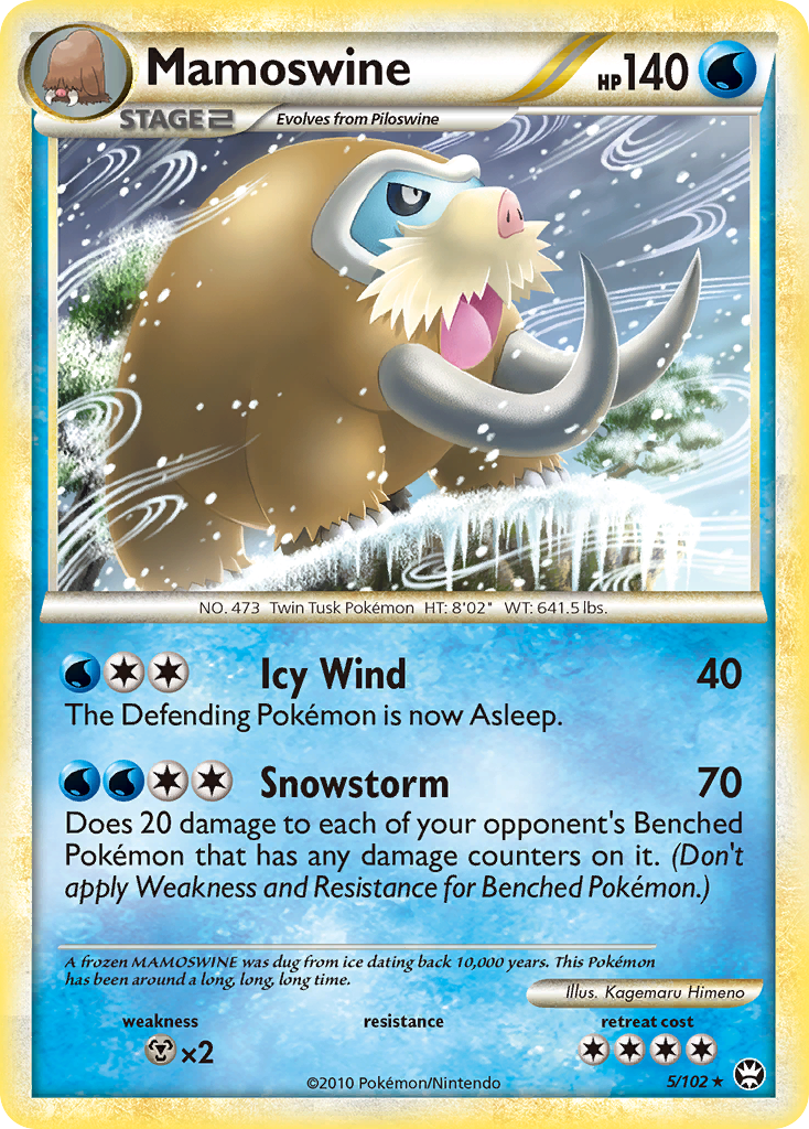 Mamoswine (5/102) [HeartGold & SoulSilver: Triumphant] | KingTCG.ca