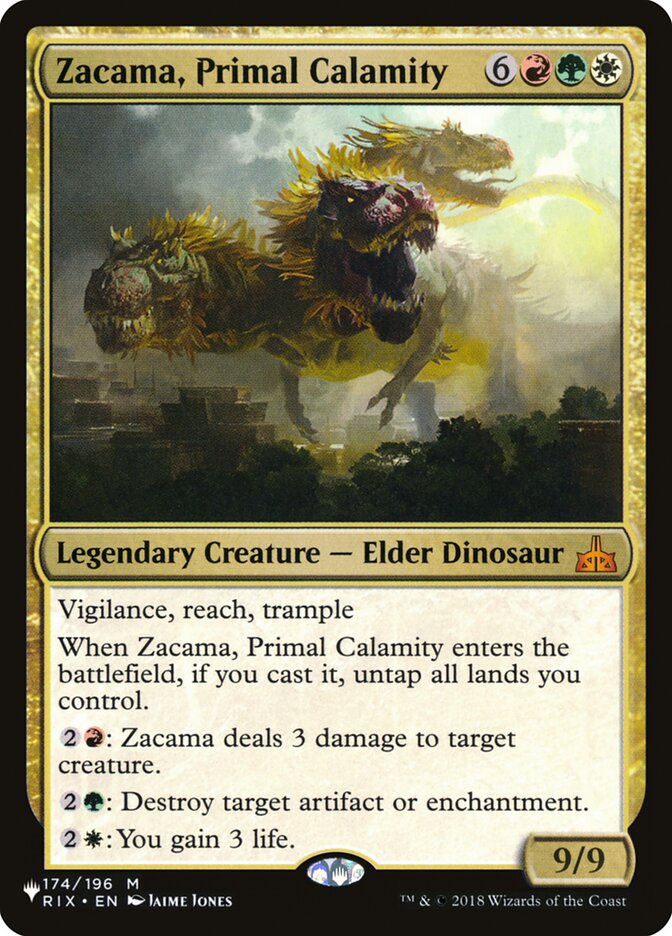 Zacama, Primal Calamity [The List] | KingTCG.ca