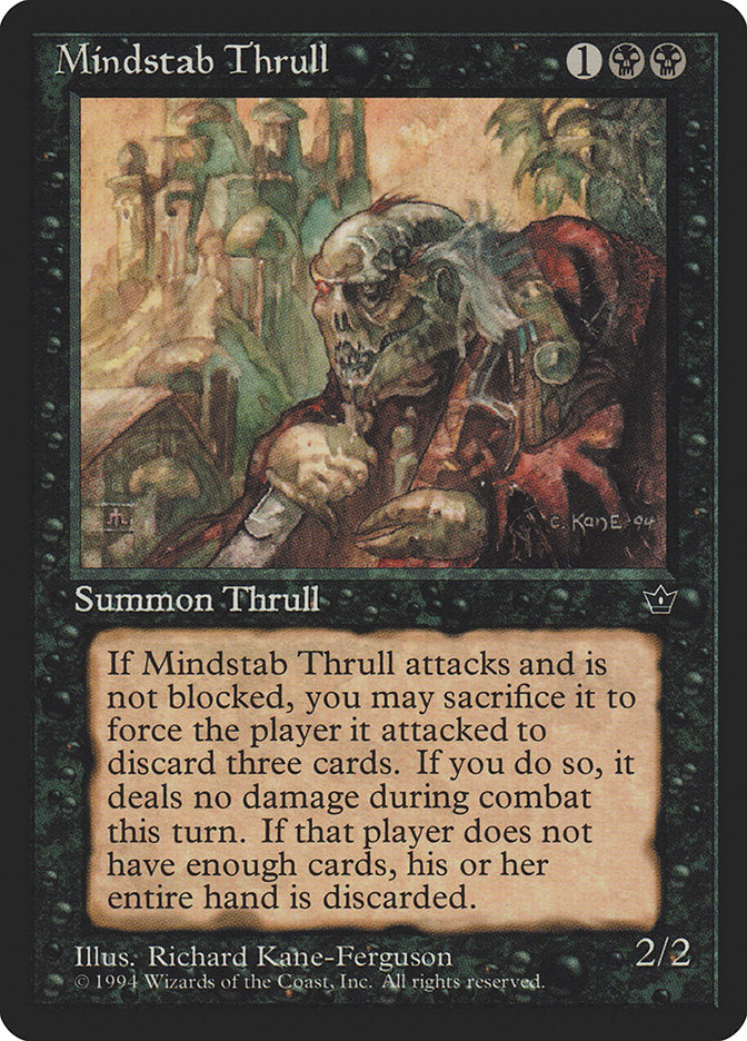 Mindstab Thrull (Richard Kane Ferguson) [Fallen Empires] | KingTCG.ca