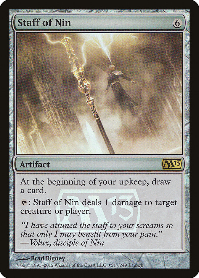 Staff of Nin [Magic 2013 Promos] | KingTCG.ca