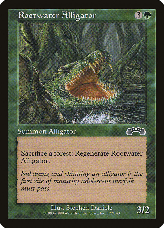 Rootwater Alligator [Exodus] | KingTCG.ca