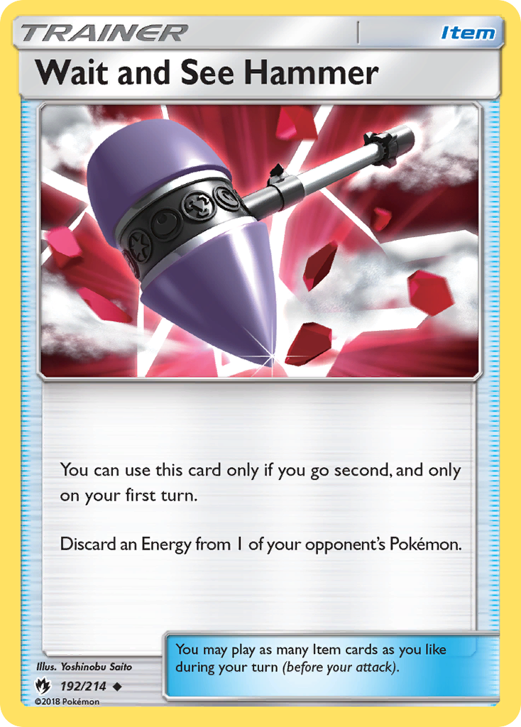 Wait and See Hammer (192/214) [Sun & Moon: Lost Thunder] | KingTCG.ca