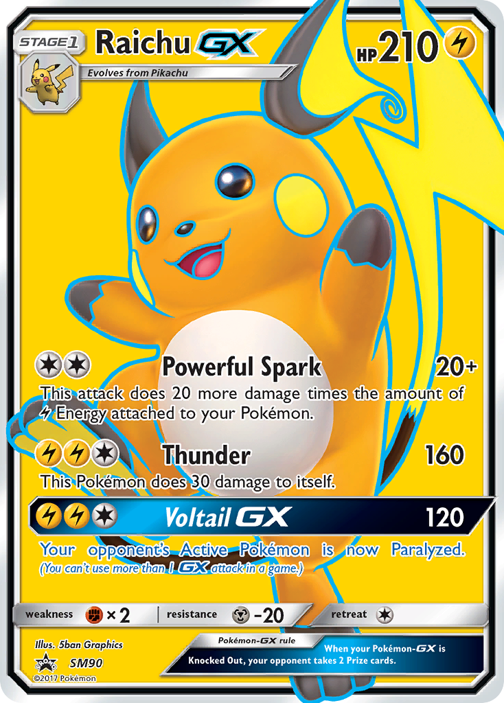 Raichu GX (SM90) [Sun & Moon: Black Star Promos] | KingTCG.ca