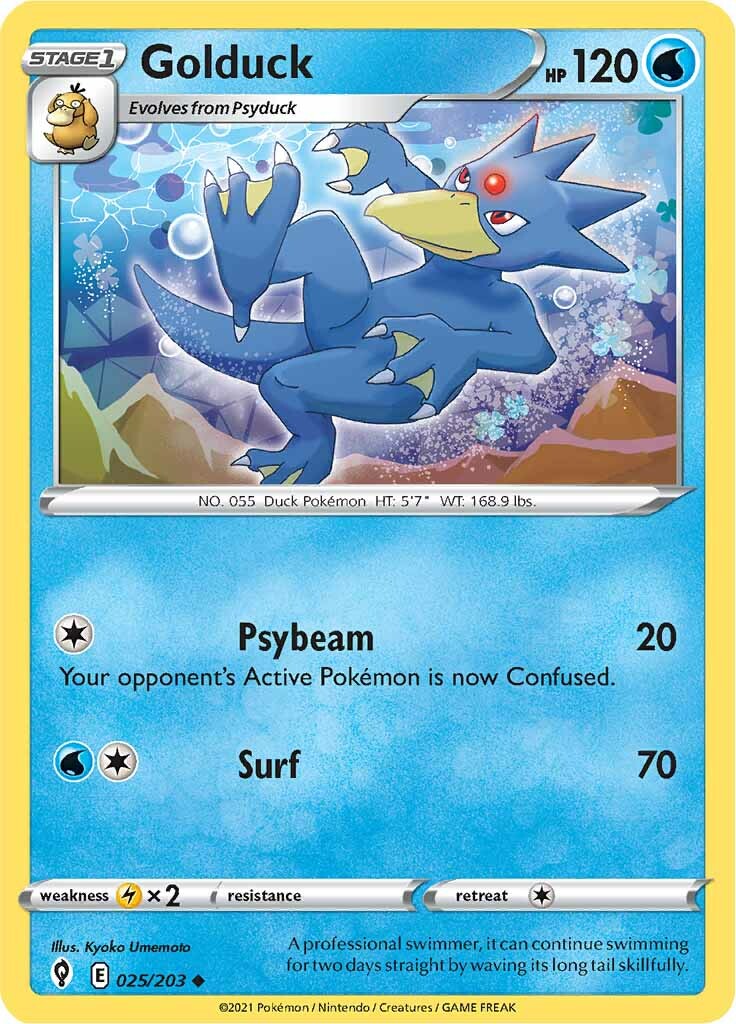 Golduck (025/203) [Sword & Shield: Evolving Skies] | KingTCG.ca