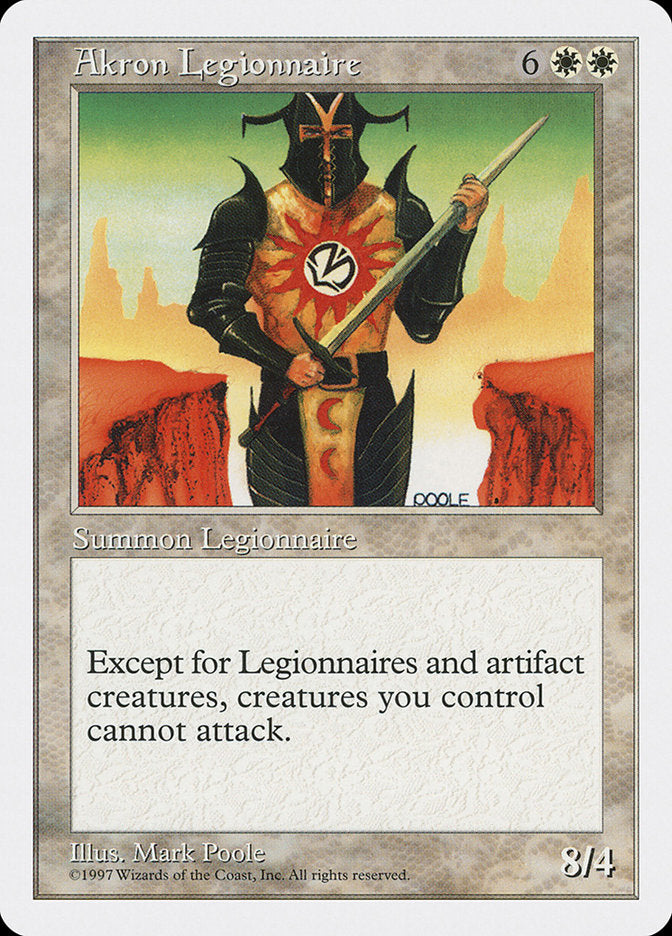 Akron Legionnaire [Fifth Edition] | KingTCG.ca