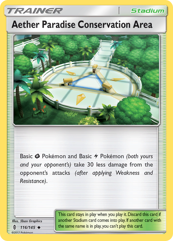 Aether Paradise Conservation Area (116/145) [Sun & Moon: Guardians Rising] | KingTCG.ca