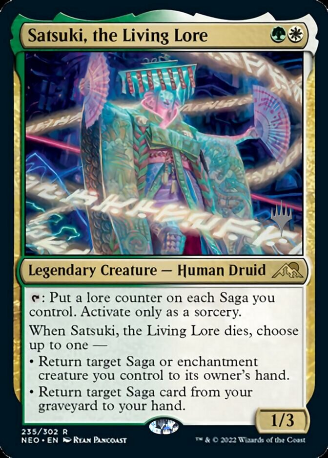 Satsuki, the Living Lore (Promo Pack) [Kamigawa: Neon Dynasty Promos] | KingTCG.ca