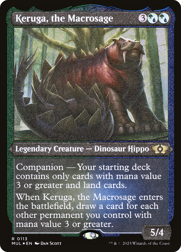 Keruga, the Macrosage (Foil Etched) [Multiverse Legends] | KingTCG.ca