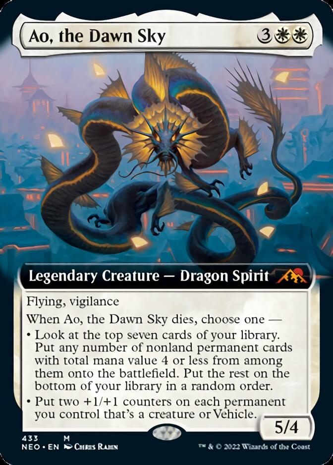 Ao, the Dawn Sky (Extended) [Kamigawa: Neon Dynasty] | KingTCG.ca