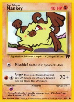 Mankey (61/82) [Team Rocket] | KingTCG.ca