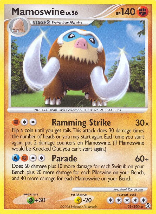 Mamoswine (21/100) [Diamond & Pearl: Stormfront] | KingTCG.ca