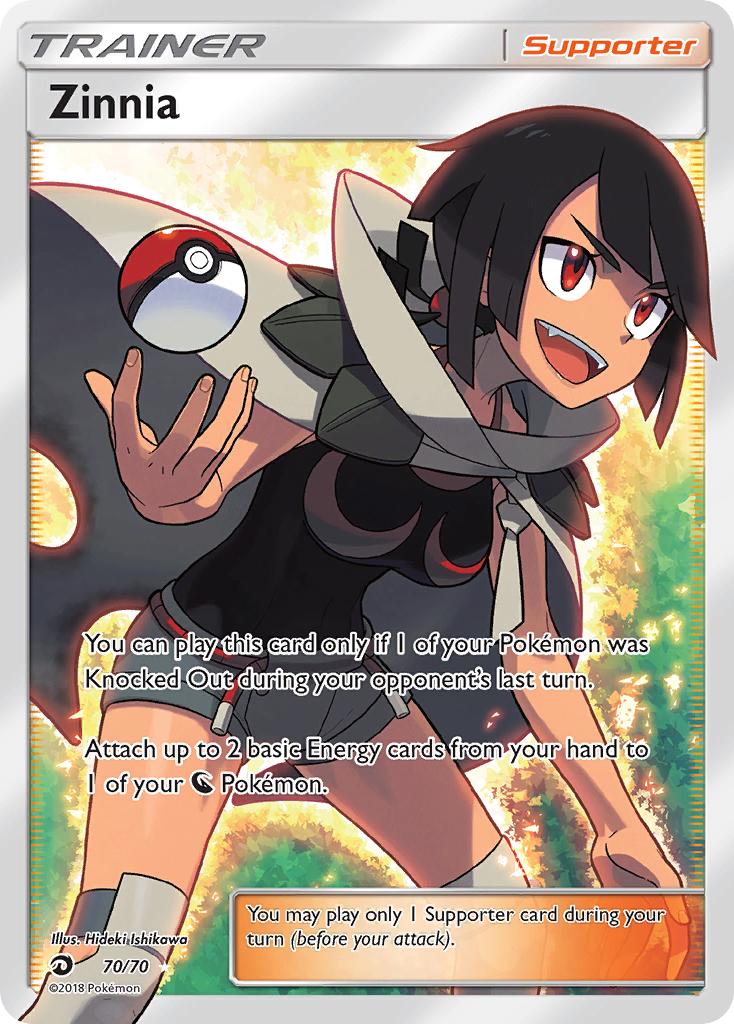 Zinnia (70/70) [Sun & Moon: Dragon Majesty] | KingTCG.ca