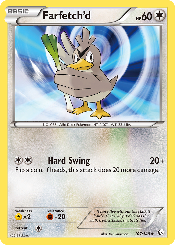 Farfetch'd (107/149) [Black & White: Boundaries Crossed] | KingTCG.ca