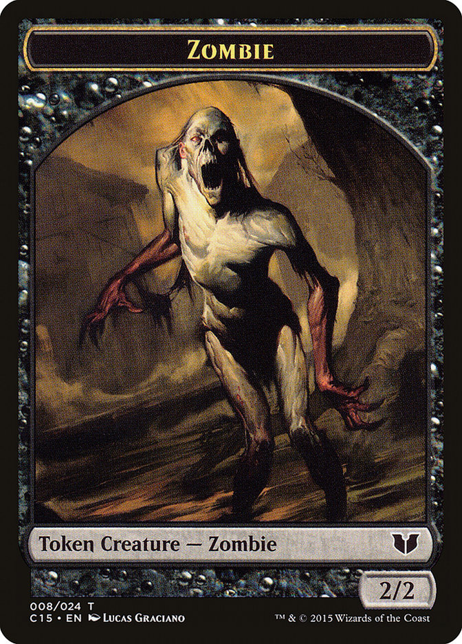 Germ // Zombie Double-Sided Token [Commander 2015 Tokens] | KingTCG.ca