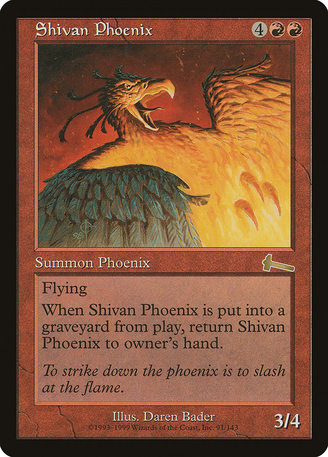 Shivan Phoenix [Urza's Legacy] | KingTCG.ca