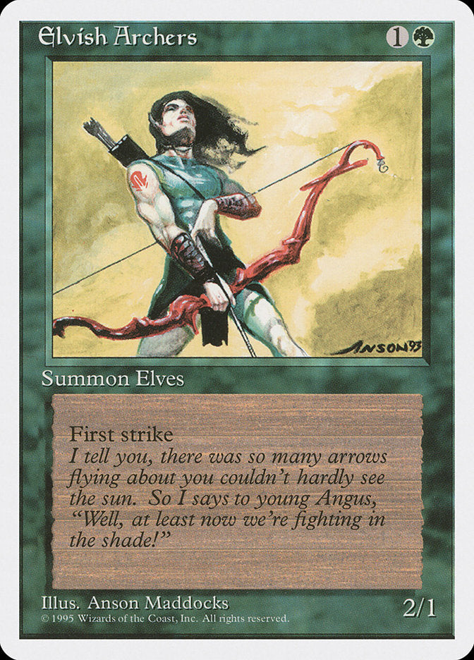 Elvish Archers [Fourth Edition] | KingTCG.ca