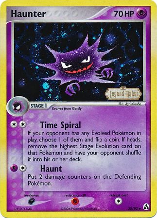 Haunter (35/92) (Stamped) [EX: Legend Maker] | KingTCG.ca