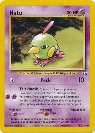 Natu (67/111) [Neo Genesis] | KingTCG.ca