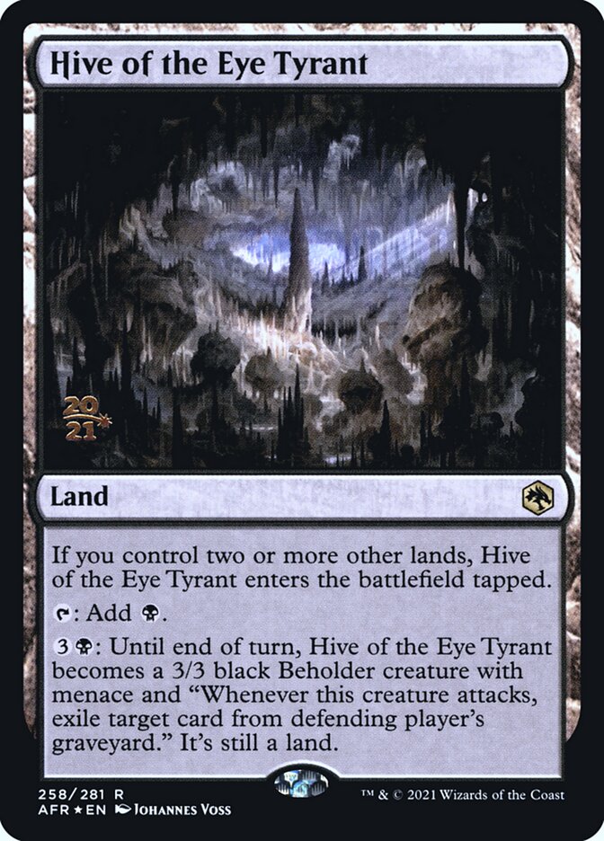 Hive of the Eye Tyrant [Dungeons & Dragons: Adventures in the Forgotten Realms Prerelease Promos] | KingTCG.ca