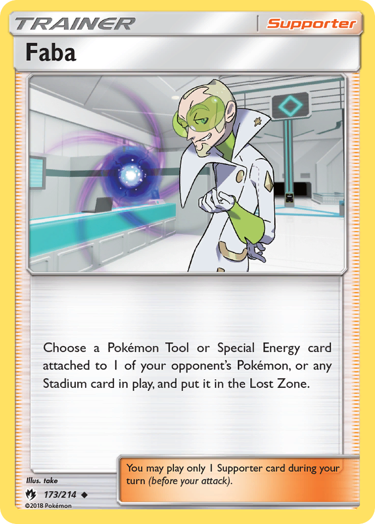 Faba (173/214) [Sun & Moon: Lost Thunder] | KingTCG.ca