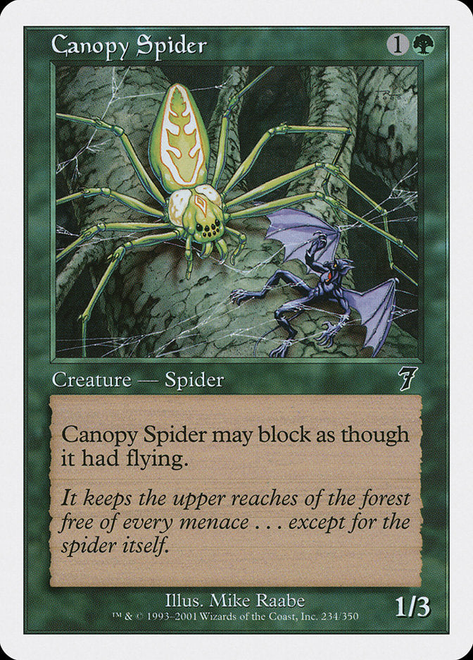 Canopy Spider [Seventh Edition] | KingTCG.ca