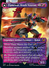 Flamewar, Brash Veteran // Flamewar, Streetwise Operative (Shattered Glass) [Universes Beyond: Transformers] | KingTCG.ca