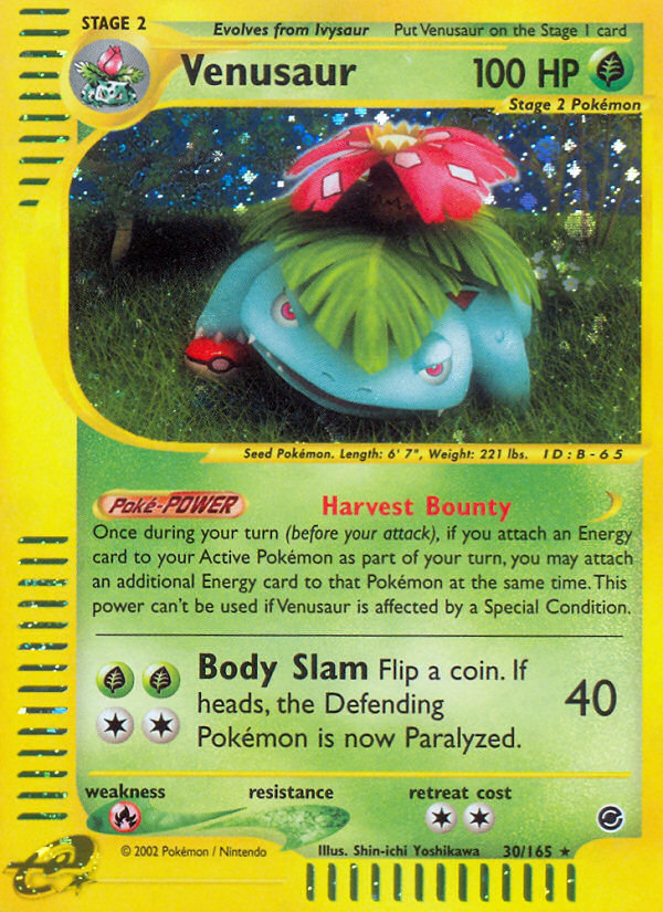 Venusaur (30/165) [Expedition: Base Set] | KingTCG.ca