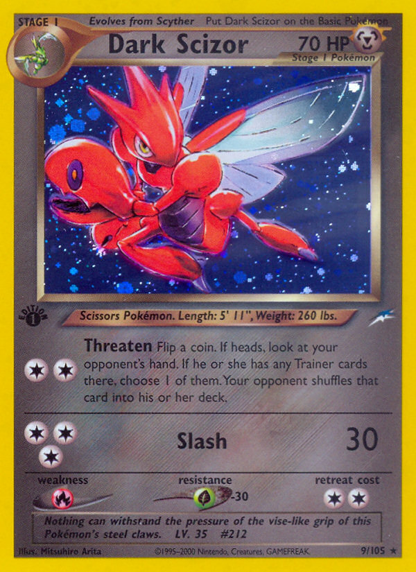 Dark Scizor (9/105) [Neo Destiny 1st Edition] | KingTCG.ca