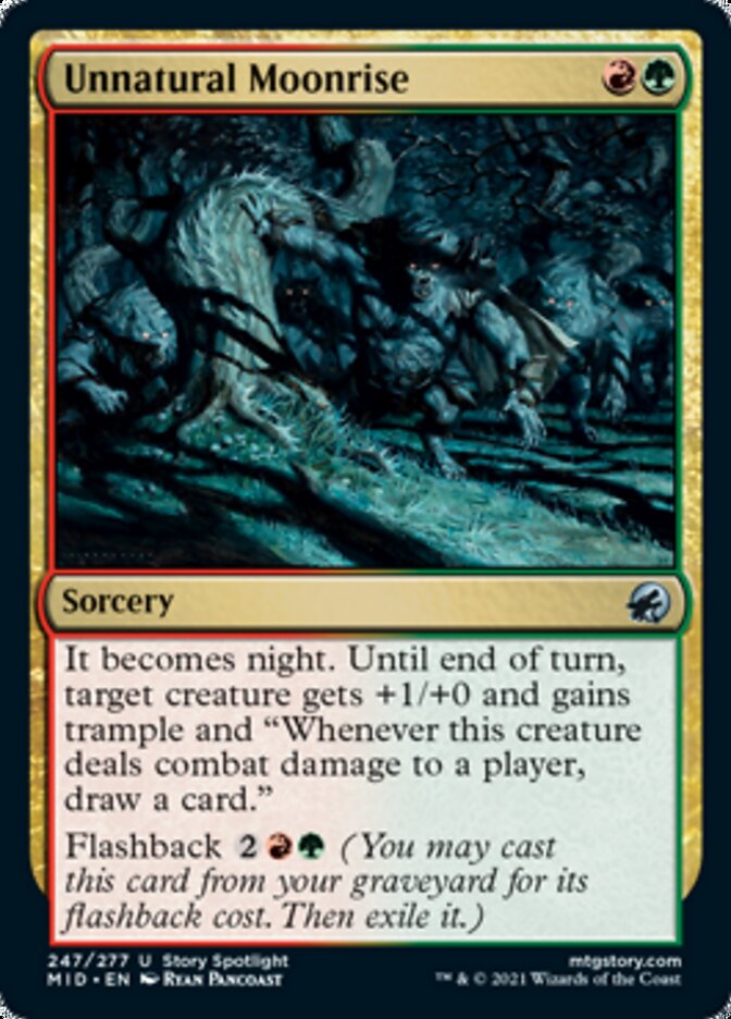 Unnatural Moonrise [Innistrad: Midnight Hunt] | KingTCG.ca