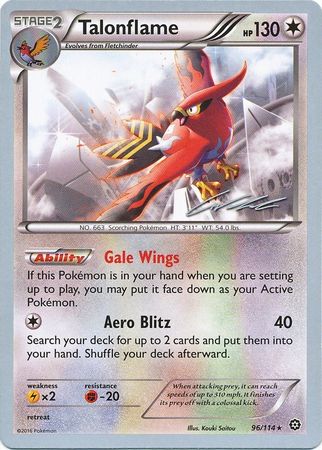 Talonflame (96/114) (Ninja Blitz - Cody Walinski) [World Championships 2016] | KingTCG.ca