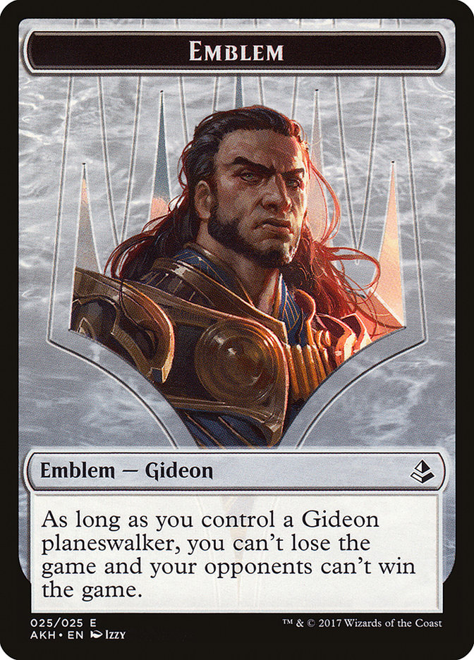 Gideon of the Trials Emblem [Amonkhet Tokens] | KingTCG.ca