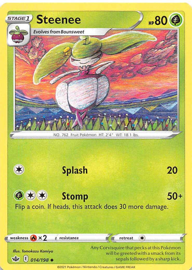 Steenee (014/198) [Sword & Shield: Chilling Reign] | KingTCG.ca