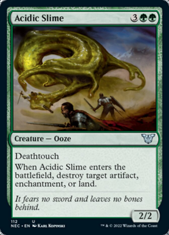 Acidic Slime [Kamigawa: Neon Dynasty Commander] | KingTCG.ca