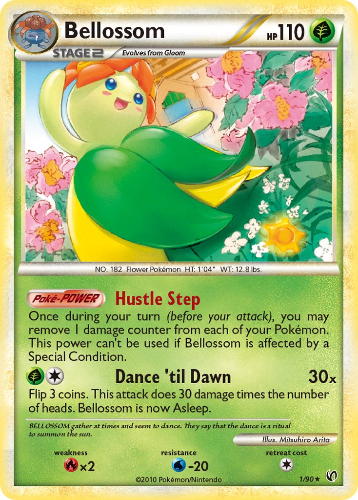 Bellossom (1/90) (Theme Deck Exclusive) [HeartGold & SoulSilver: Undaunted] | KingTCG.ca