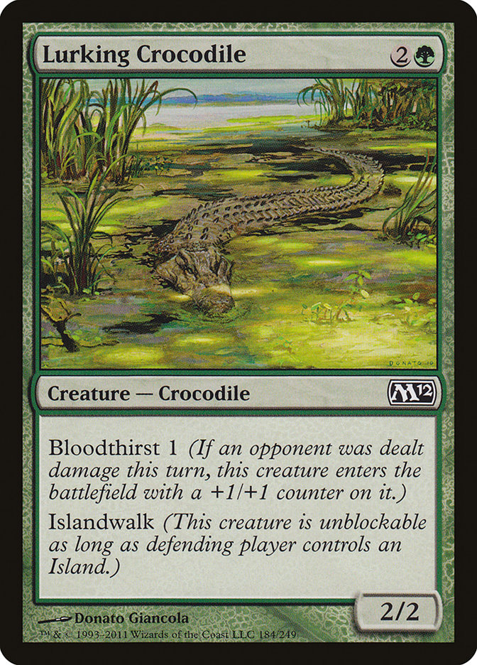 Lurking Crocodile [Magic 2012] | KingTCG.ca